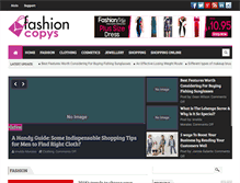 Tablet Screenshot of fashioncopys.us